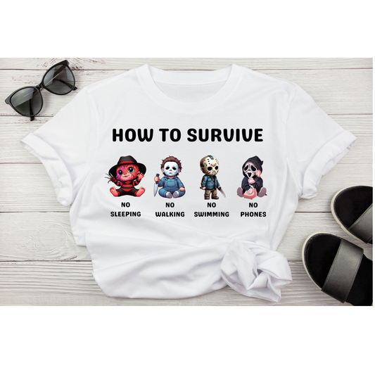 Chibi Horror Freddy Kreuger, Michael Myers, Jason Voorhees and Ghostface how to survive