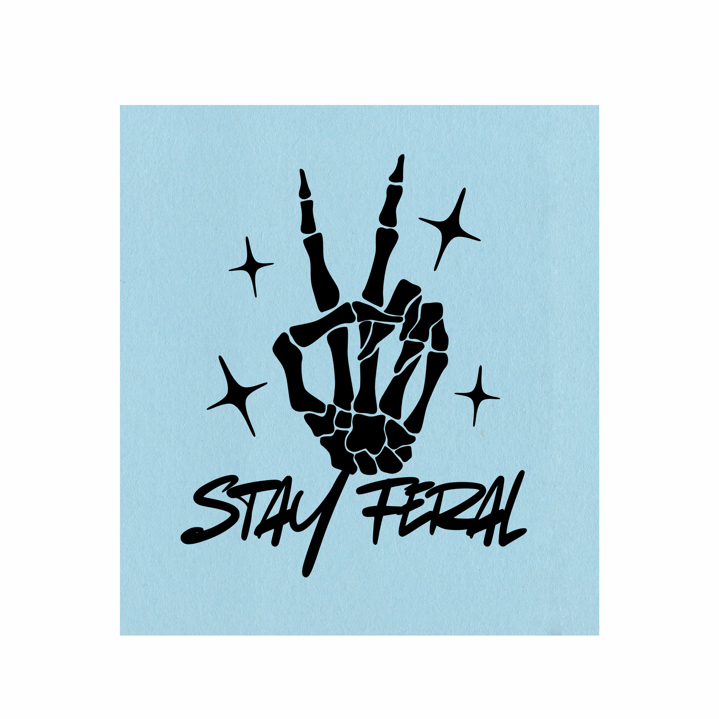 Stay Feral Car Decal