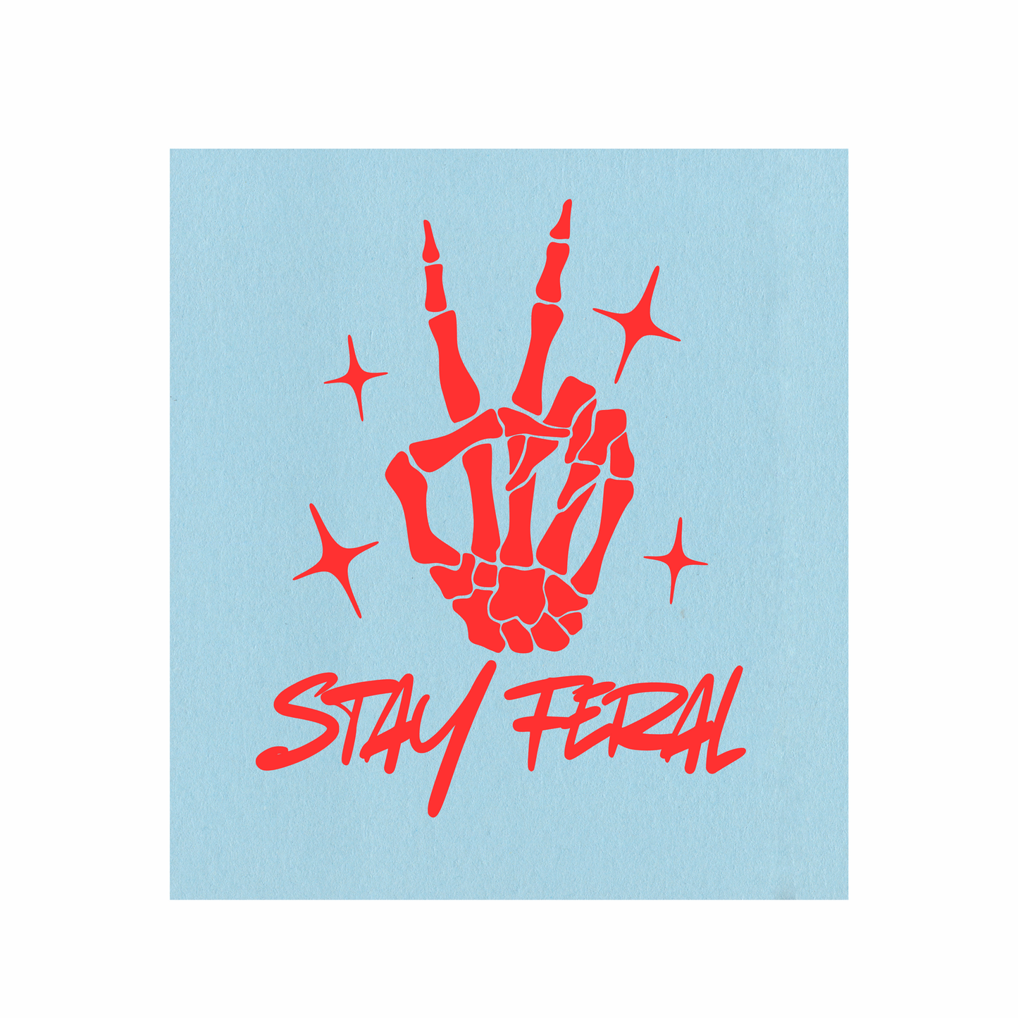 Stay Feral Car Decal