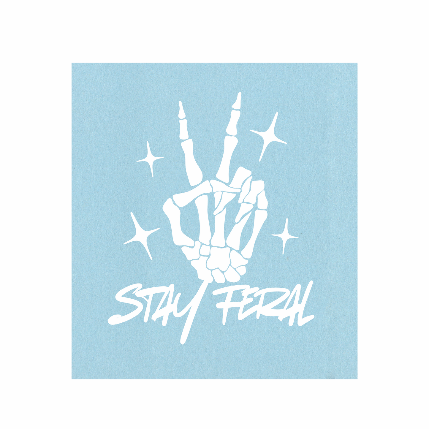 Stay Feral Car Decal